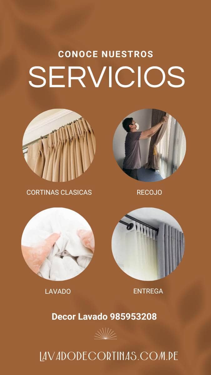 Lavado de Cortinas a Domicilio Cerca de San Isidro